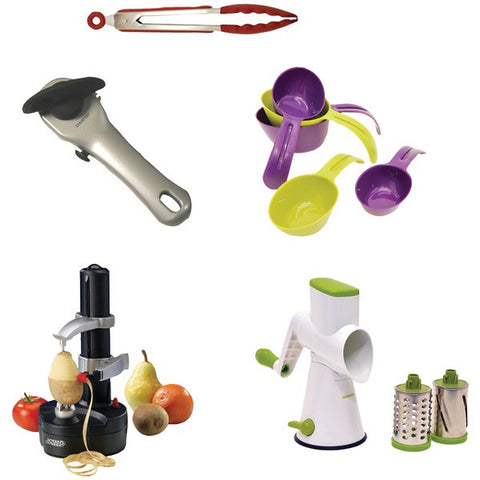 Starfrit Gadget Kit With Rotato Express, Tongs, Can Opener, Measuring Cups, Drum