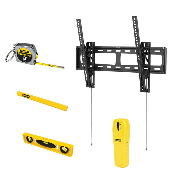 Stanley 37" - 60" Tilt Tv Mount Bundle