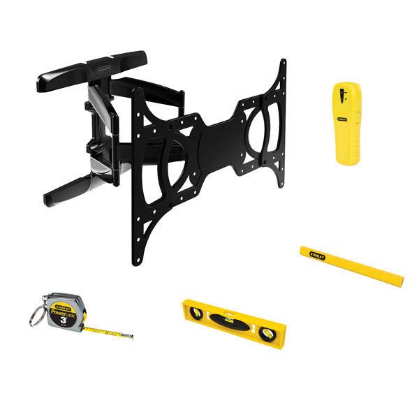 Stanley 37" - 65" Full-motion Tv Mount Bundle