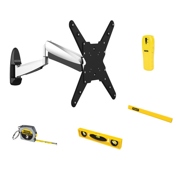 Stanley 32" - 55" Interactive Full-motion Tv Mount Bundle