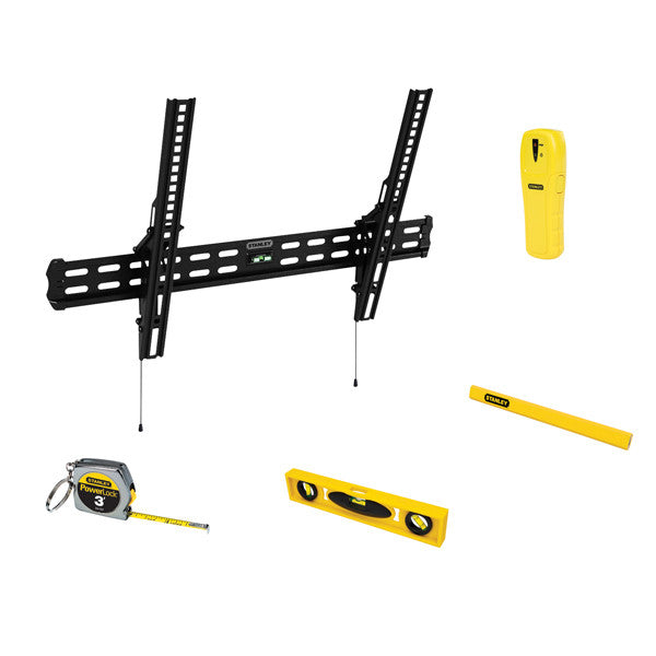 Stanley 37" - 60" Tilt Tv Mount Bundle