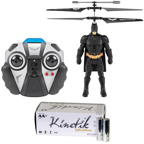 World Tech Toys 35886 2-channel Dc Comics Ir Helicopter & Kinetik Aa 50pk