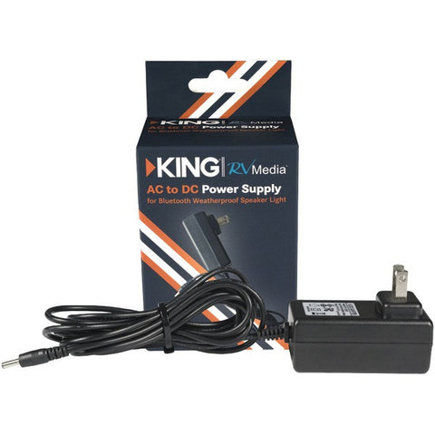 KING RVM50 AC to DC Power Supply for KING(R) Standard & Deluxe Bluetooth(R) Speakers