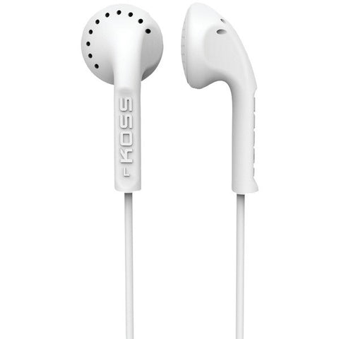 KOSS 186222 KE10 Stereo Earbuds (White)