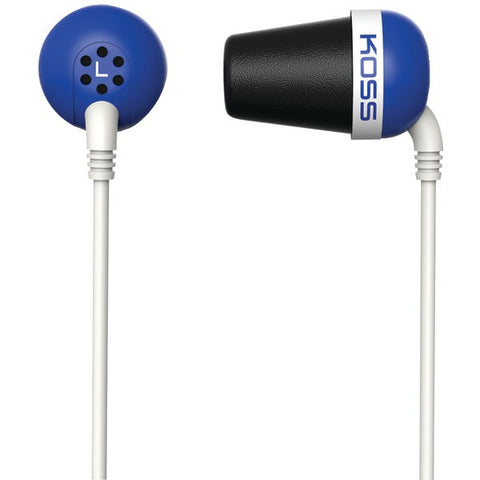 KOSS 185357 Plug In-Ear Earbuds (Blue)