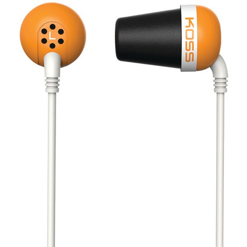 KOSS 185349 Plug In-Ear Earbuds (Orange)