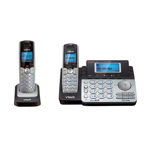 Dect 6.0 2 Line Cordless Phone With Answering And Addtl Handset