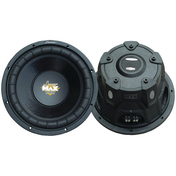 LANZAR MAXP124D MaxPro Series Small 4ohm Dual Subwoofer (12", 1,600 Watts)