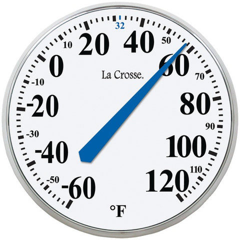 LA CROSSE TECHNOLOGY 104-114 13.5" Round Thermometer