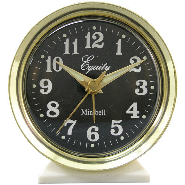 EQUITY BY LA CROSSE 12020 Analog Keywind Alarm Clock