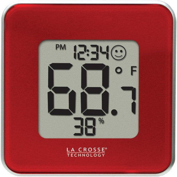 LA CROSSE TECHNOLOGY 302-604R-TBP Indoor Comfort Level Station (Red)