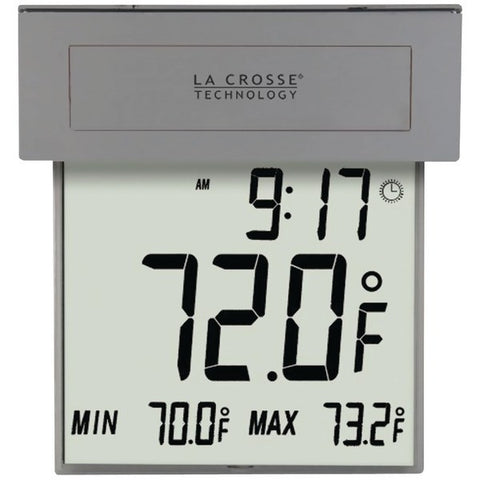 LA CROSSE TECHNOLOGY 306-605 Solar Window Thermometer