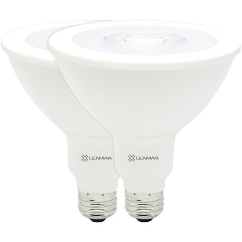 LENMAR LED17PAR38-830-40DW-2 120-Watt LED Soft White Dimmable Spot Light, 2 pk
