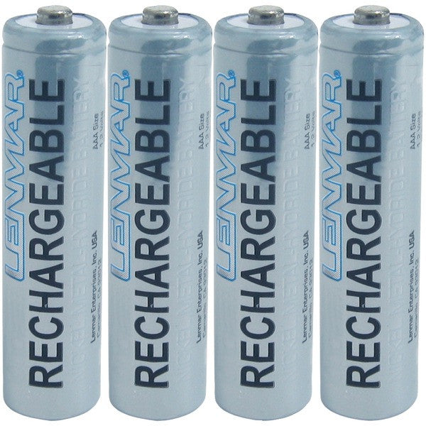 LENMAR PRO410B 1,000mAh AAA NiMH Batteries, 4 pk