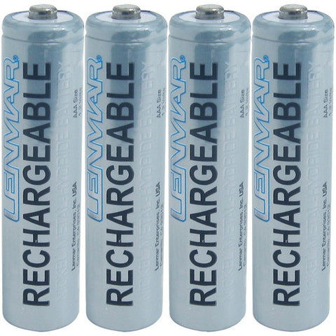 LENMAR PRO410B 1,000mAh AAA NiMH Batteries, 4 pk