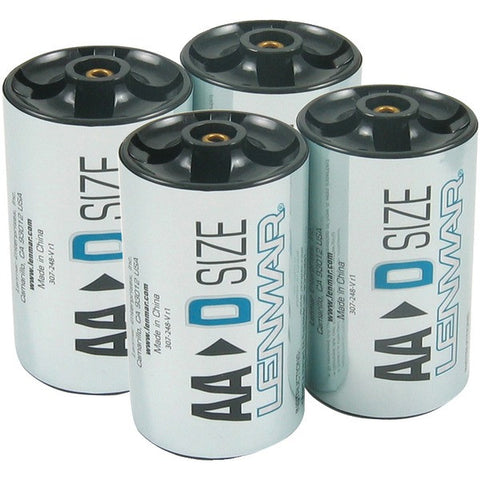 LENMAR PROAA2D Adapter Shells for AA Batteries
