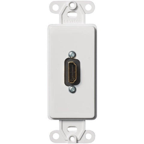 LEVITON 41647-W Decora(R) Insert HDMI(R) Wall Plate