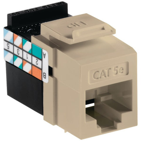 LEVITON 5G108-RI5 QuickPort(R) CAT-5E Jack (Ivory)