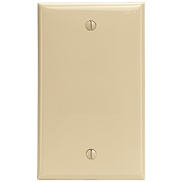 LEVITON 80714-I Blank Nylon Wall Plate Box Mount (Ivory)