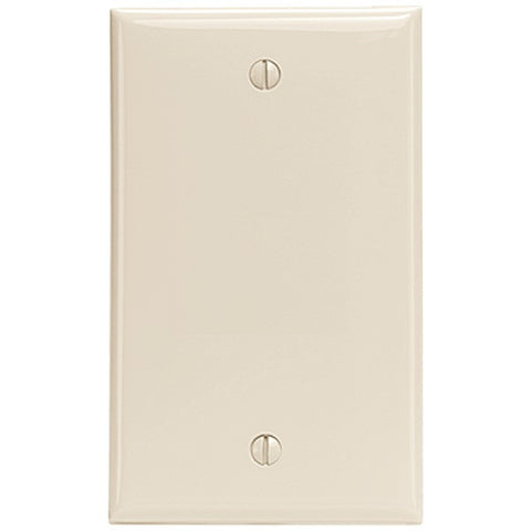 LEVITON 80714-T Blank Nylon Wall Plate Box Mount (Light Almond)