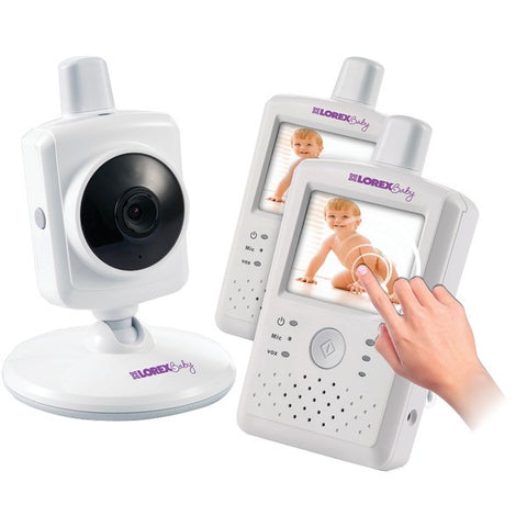 LOREXBABY LB221PK29 SWEET PEEP(TM) 2.4" Dual-Handset Touchscreen Video Baby Monitor