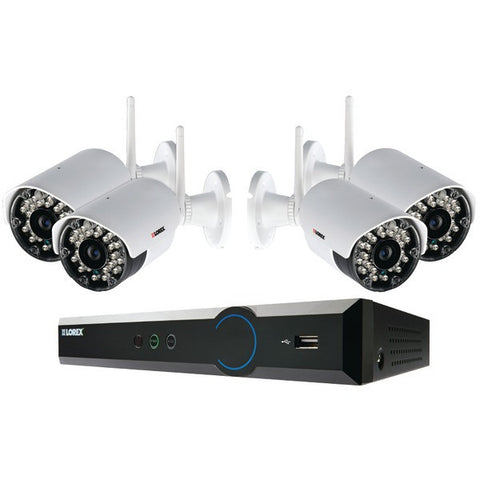 LOREX LH03041TC4W 4-Channel Stratus Cloud Connect 1TB DVR with 4 Real-time Wireless Cameras