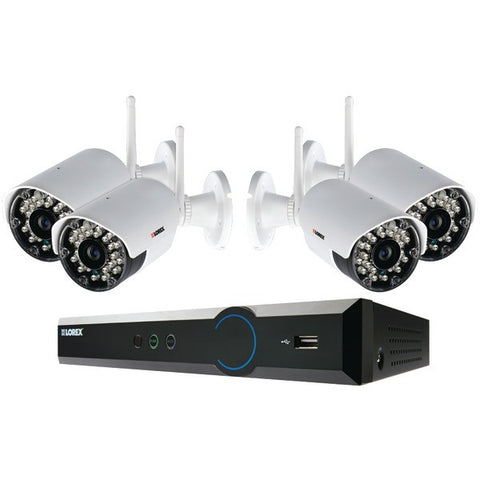 LOREX LH03045GC4W ECO Black Box 960H 4-Channel Stratus DVR with 4 Wireless Cameras