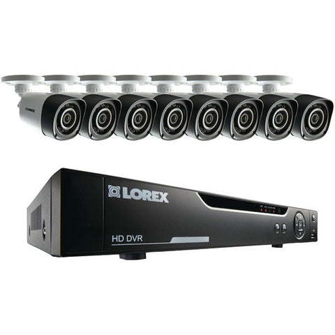 LOREX LHV10162TC8 16-Channel 720p HD Security System with Eight 720p HD Cameras