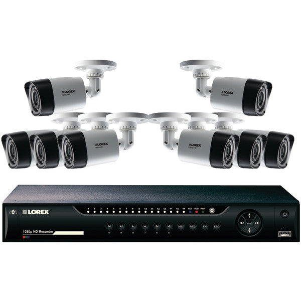 LOREX LHV22161TC8 16-Channel MPX 1080p HD 1TB DVR with 8 1080p Cameras