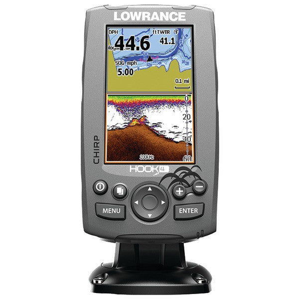 LOWRANCE 000-12647-001 Hook-4 Mid-High-DownScan Fishfinder