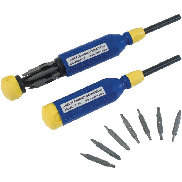 LABOR SAVING DEVICES 51-151 MegaPro 15-in-1 Standard Bit Screwdriver