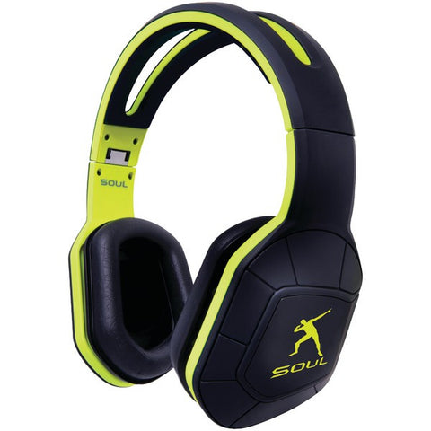 SOUL 81971072 Combat+ Active Performance Over-Ear Headphones (Khaki Green-Black)