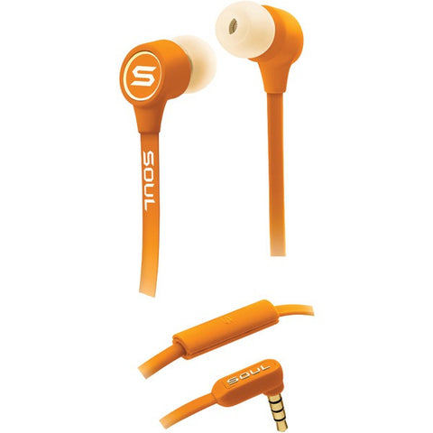 SOUL 81971076 K-Pop In-Ear Headphones (Neon Orange)