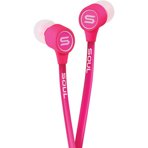 SOUL 81970470 K-Pop In-Ear Headphones (Neon Pink)