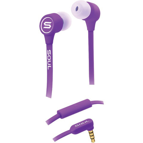 SOUL 81971075 K-Pop In-Ear Headphones (Neon Purple)