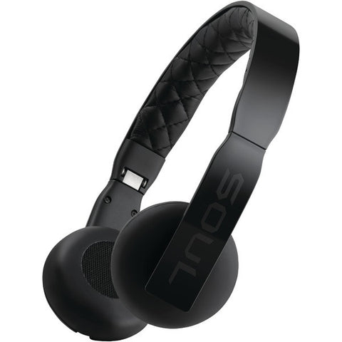 SOUL 81970457 Loop On-Ear Headphones with Microphone (Black)