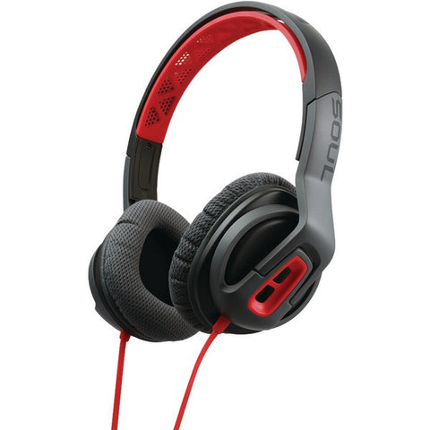 SOUL 81970452 Transform Superior-Active-Performance On-Ear Headphones (Fire Red)