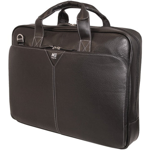 MOBILE EDGE MEBCL1 16" Deluxe Leather Notebook Briefcase