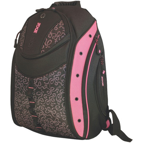 MOBILE EDGE MEBPEX1 16" PC-17" MacBook(R) Express Notebook Backpack (Pink Ribbon)