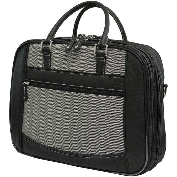 MOBILE EDGE MESFEBHL 16" Herringbone Large Checkpoint Friendly Notebook Bag