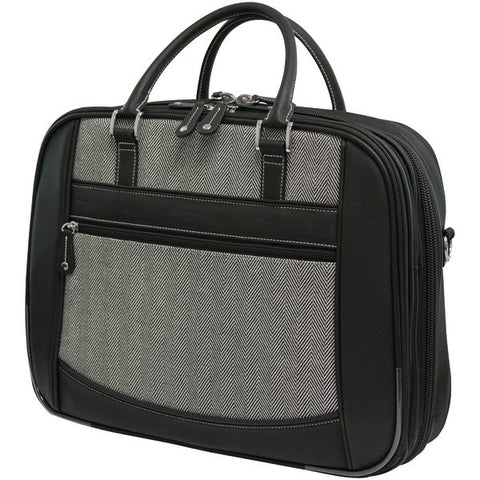 MOBILE EDGE MESFEBHS 14.1" Herringbone Small Checkpoint-Friendly Notebook Bag