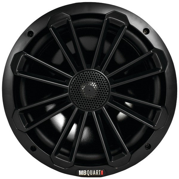 MB Quart NK1-120B Nautic Series 8" 140-Watt 2-Way Coaxial Speaker System with Matte Black Finish (Not Illuminated)