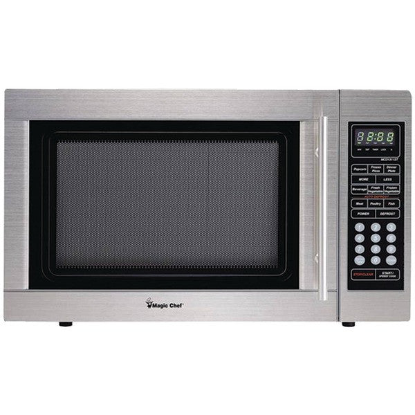 MAGIC CHEF MCD1310ST 1.3-Cubic ft Countertop Microwave (Stainless Steel)