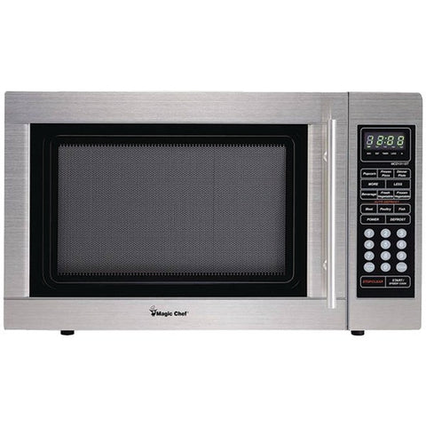 MAGIC CHEF MCD1310ST 1.3-Cubic ft Countertop Microwave (Stainless Steel)