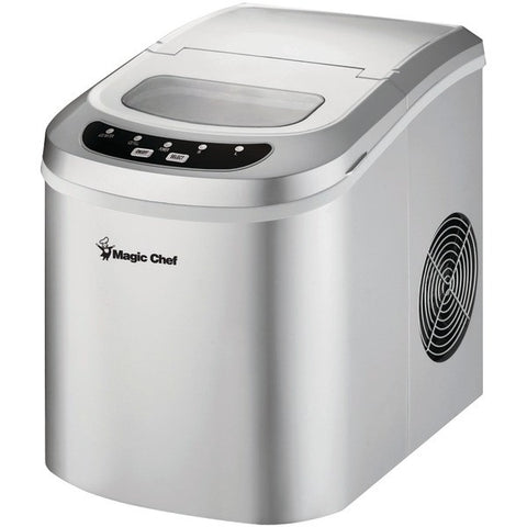 MAGIC CHEF MCIM22SV 27lb-Capacity Portable Mini Ice Maker