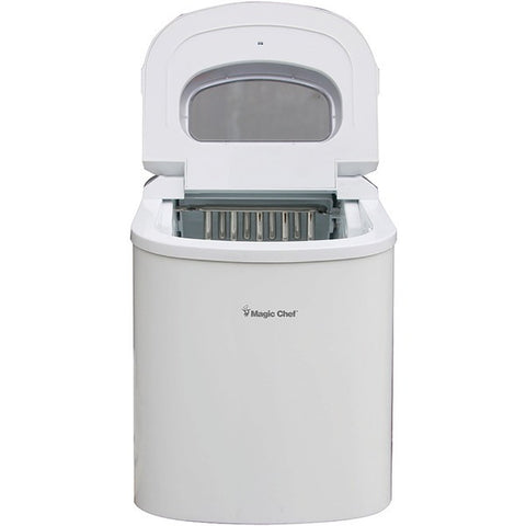 MAGIC CHEF MCIM22W 27lb-Capacity Ice Maker (White)