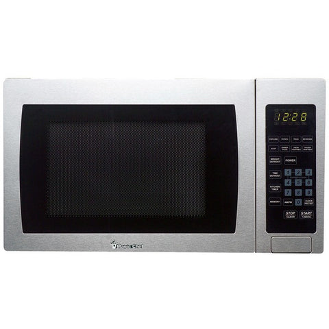 MAGIC CHEF MCM990ST .9 Cubic-ft, 900-Watt Microwave with Digital Touch (Stainless Steel)