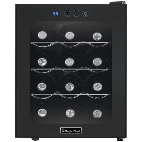 MAGIC CHEF MCWC12B 12-Bottle Wine Cooler