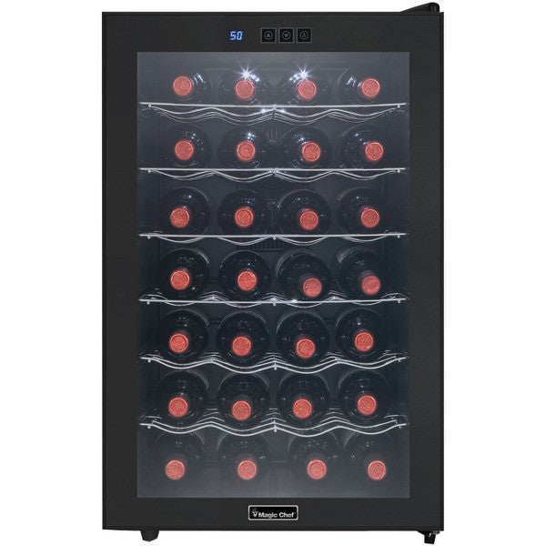 MAGIC CHEF MCWC28B 28-Bottle Wine Cooler