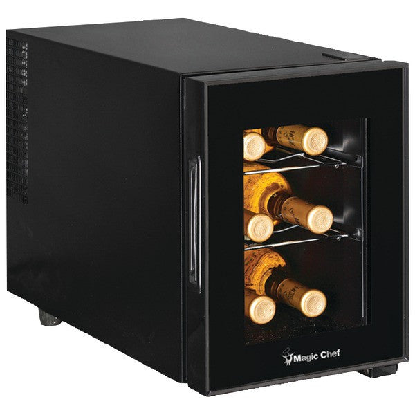 MAGIC CHEF MCWC6B 6-Bottle Wine Cooler